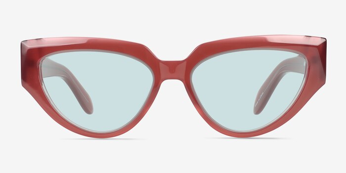 Aria Bilayer Pink Acétate Soleil de Lunette de vue d'EyeBuyDirect