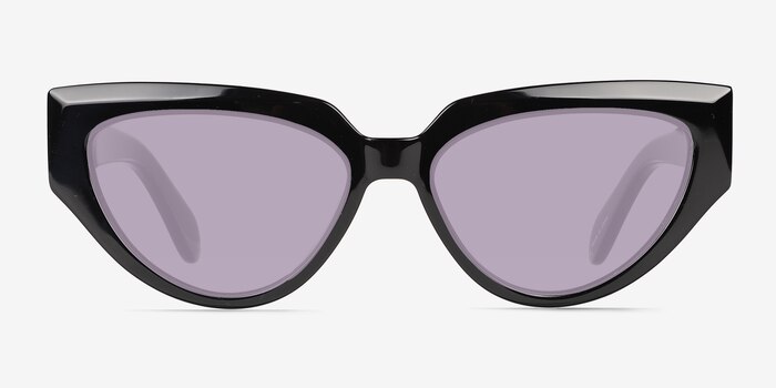 Aria Black Acetate Sunglass Frames from EyeBuyDirect