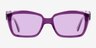 Lavendula Crystal Purple AcetateSunglass Frames from EyeBuyDirect, Front View