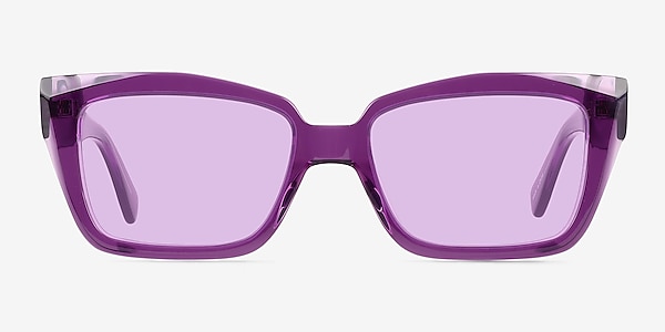 Lavendula Crystal Purple Acetate Sunglass Frames