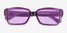 Lavendula Crystal Purple AcetateSunglass Frames from EyeBuyDirect, Closed View