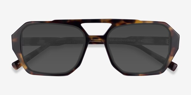 Hotel Spotty Tortoise AcetateSunglass Frames from EyeBuyDirect, Closed View