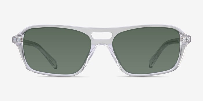 Kilo Clear Crystal  Acetate Sunglass Frames from EyeBuyDirect