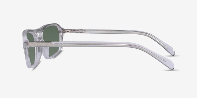 Kilo Clear Crystal AcetateSunglass Frames from EyeBuyDirect, Side View