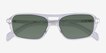Kilo Clear Crystal AcetateSunglass Frames from EyeBuyDirect, Closed View