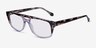 Contrail Brown Gray Tortoise AcetateSunglass Frames from EyeBuyDirect, Angle View