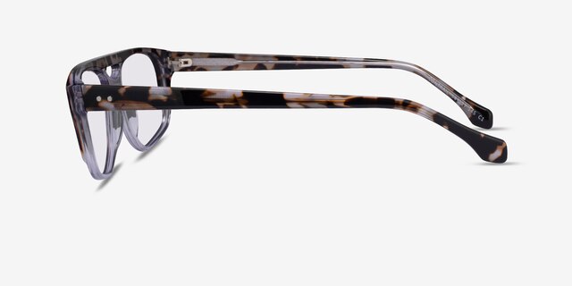 Contrail Brown Gray Tortoise AcetateSunglass Frames from EyeBuyDirect, Side View