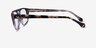 Contrail Brown Gray Tortoise AcetateSunglass Frames from EyeBuyDirect, Side View