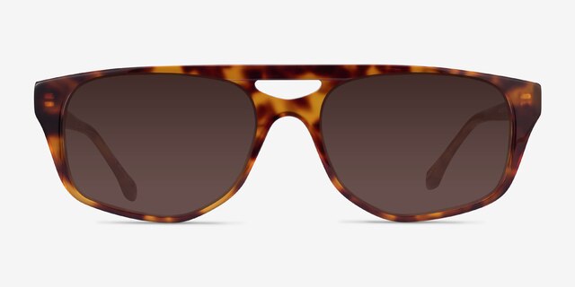 Contrail Tortoise AcetateSunglass Frames from EyeBuyDirect, Front View