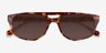 Contrail Tortoise AcetateSunglass Frames from EyeBuyDirect, Closed View