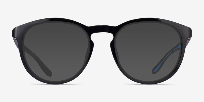 Elan Shiny Black Plastic Sunglass Frames from EyeBuyDirect