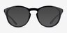 Elan Shiny Black PlasticSunglass Frames from EyeBuyDirect, Front View