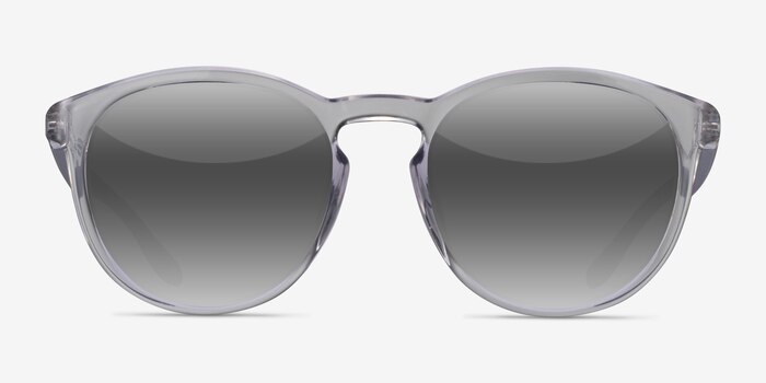 Elan Shiny Crystal Gray Plastic Sunglass Frames from EyeBuyDirect