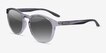 Elan Shiny Crystal Gray PlasticSunglass Frames from EyeBuyDirect, Angle View