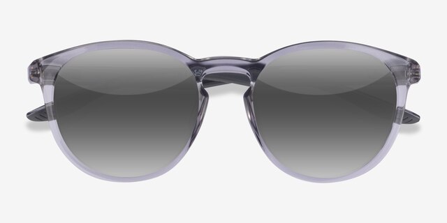 Elan Shiny Crystal Gray PlasticSunglass Frames from EyeBuyDirect, Closed View