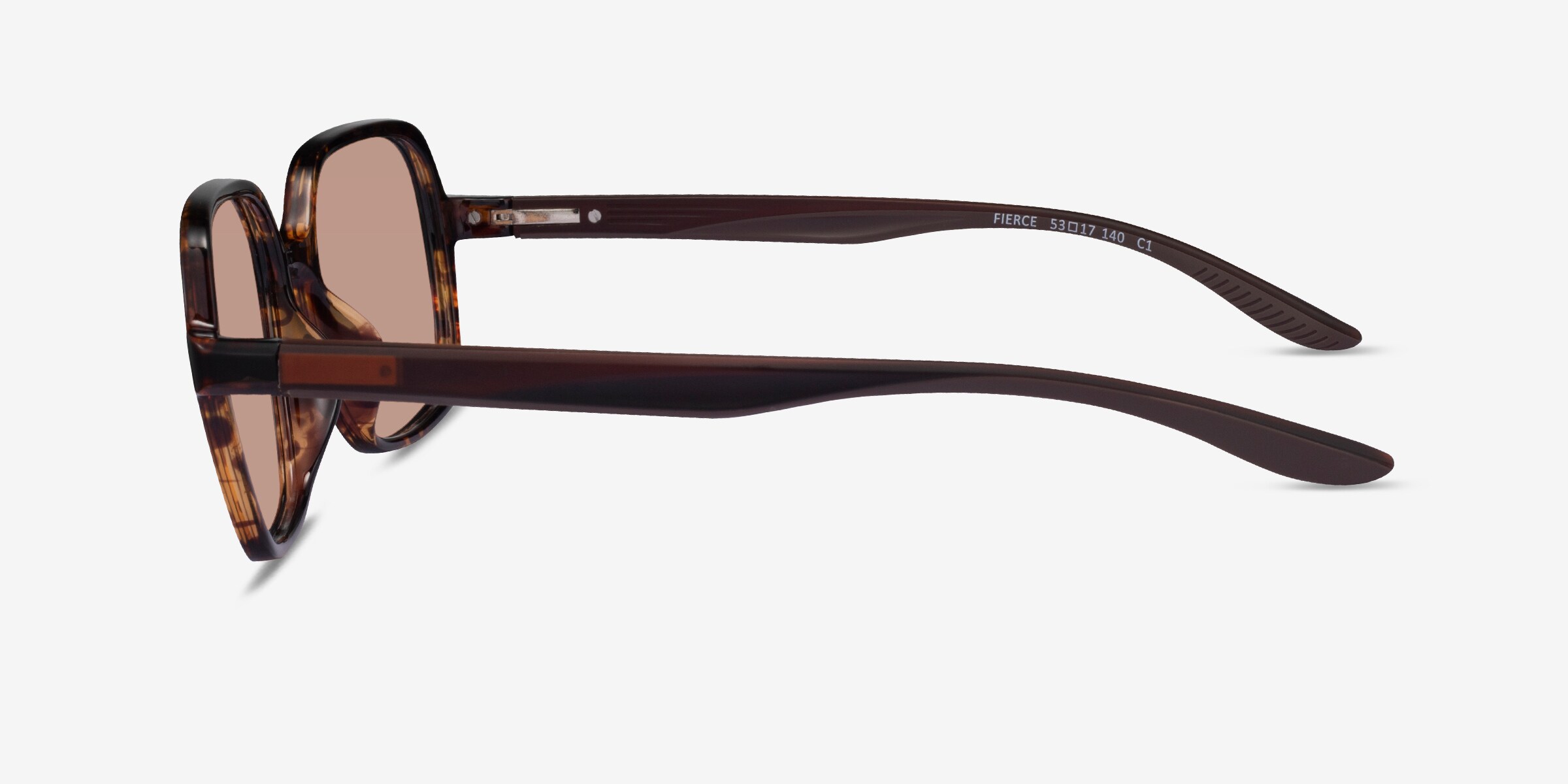 Fierce SquareTortoise Sunglasses Fierce - Square Tortoise Frame Prescription Sunglasses  main image 3