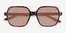 Fierce Tortoise PlasticSunglass Frames from EyeBuyDirect, Closed View