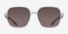Fierce Crystal PlasticSunglass Frames from EyeBuyDirect, Front View