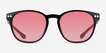 Pep Shiny Black PlasticSunglass Frames from EyeBuyDirect, Front View