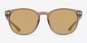 Pep Shiny Crystal Nude PlasticSunglass Frames from EyeBuyDirect, Front View