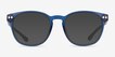 Pep Shiny Crystal Blue PlasticSunglass Frames from EyeBuyDirect, Front View