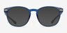 Pep Shiny Crystal Blue PlasticSunglass Frames from EyeBuyDirect, Front View