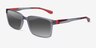 Strive Matt Crystal Gray PlasticSunglass Frames from EyeBuyDirect, Angle View