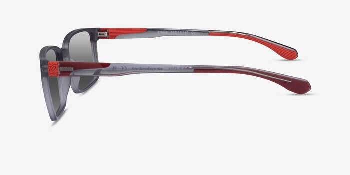 Strive Matt Crystal Gray Plastic Sunglass Frames from EyeBuyDirect