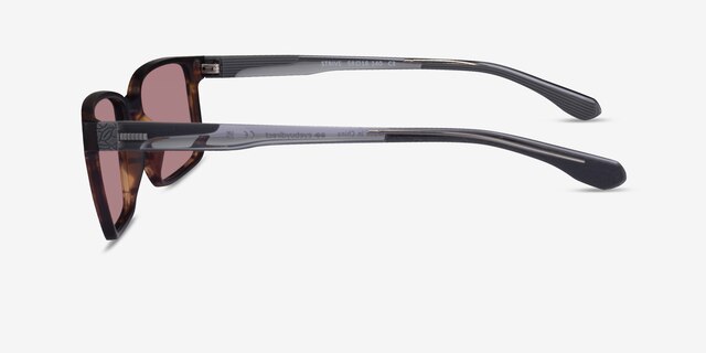 Strive Tortoise Gray PlasticSunglass Frames from EyeBuyDirect, Side View
