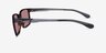 Strive Tortoise Gray PlasticSunglass Frames from EyeBuyDirect, Side View