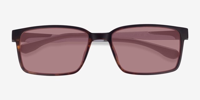 Strive Tortoise Gray PlasticSunglass Frames from EyeBuyDirect, Closed View