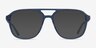 Zeal Sun Shiny Crystal Navy AcetateSunglass Frames from EyeBuyDirect, Front View