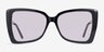 Tippi Black AcetateSunglass Frames from EyeBuyDirect, Front View