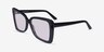 Tippi Black AcetateSunglass Frames from EyeBuyDirect, Angle View