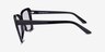 Tippi Black AcetateSunglass Frames from EyeBuyDirect, Side View