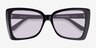 Tippi Black AcetateSunglass Frames from EyeBuyDirect, Closed View