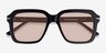 Bowie Noir AcétateSoleil de Lunette de vue d'EyeBuyDirect, Vue Rapprochée