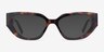 Edie Tortoise AcetateSunglass Frames from EyeBuyDirect, Front View