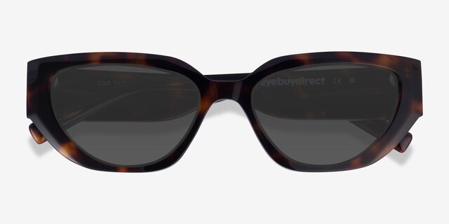 Edie Tortoise AcetateSunglass Frames from EyeBuyDirect, Closed View