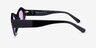 Francoise Black AcetateSunglass Frames from EyeBuyDirect, Side View