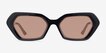 Brigitte Black AcetateSunglass Frames from EyeBuyDirect, Front View