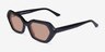 Brigitte Black AcetateSunglass Frames from EyeBuyDirect, Angle View