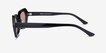 Brigitte Black AcetateSunglass Frames from EyeBuyDirect, Side View