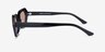 Brigitte Black AcetateSunglass Frames from EyeBuyDirect, Side View