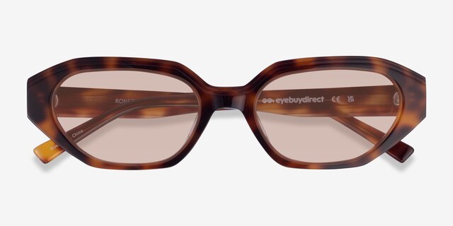 Ronette Tortoise AcetateSunglass Frames from EyeBuyDirect, Closed View