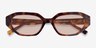Ronette Tortoise AcetateSunglass Frames from EyeBuyDirect, Closed View