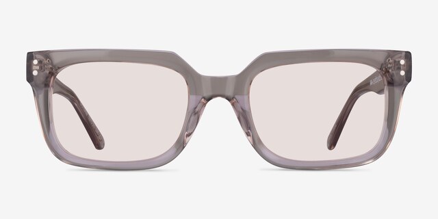 Golden Crystal Nude AcetateSunglass Frames from EyeBuyDirect, Front View