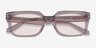 Golden Crystal Nude AcetateSunglass Frames from EyeBuyDirect, Closed View