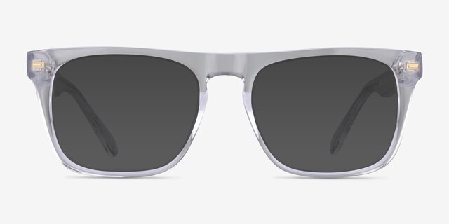 Poolside Clear AcetateSunglass Frames from EyeBuyDirect, Front View