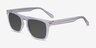 Poolside Clear AcetateSunglass Frames from EyeBuyDirect, Angle View